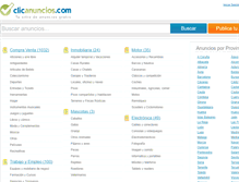 Tablet Screenshot of clicanuncios.com